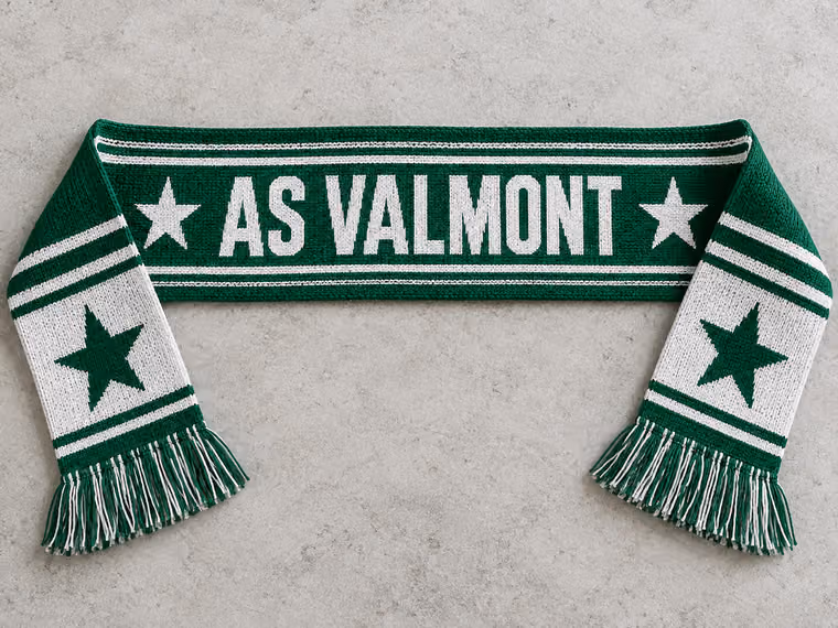 Écharpe de supporter de hockey aux couleurs du club