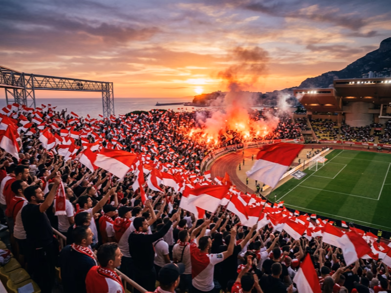 Drapeau Monaco