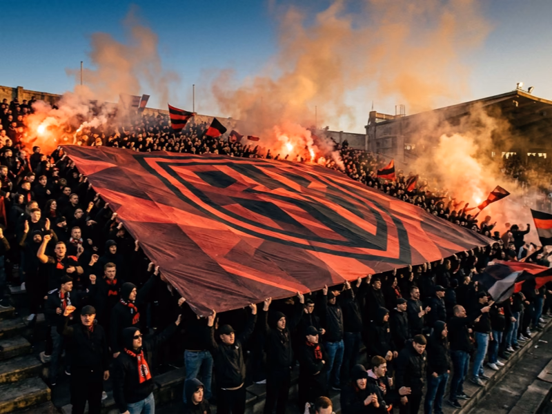 Tifo rugby XXL pour stade Top 14 Pro D2